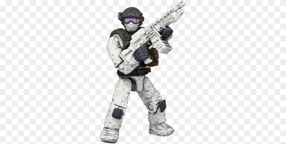 Call Of Duty Call Of Duty Mega Construx Arctic Trooper, Firearm, Weapon, Gun, Rifle Free Png