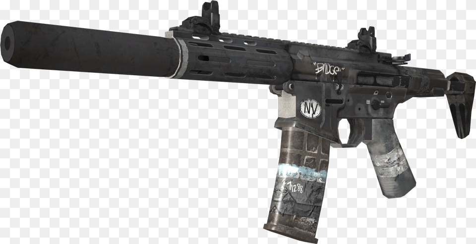 Call Of Duty Ghosts Honey Badger, Firearm, Gun, Machine Gun, Rifle Png Image