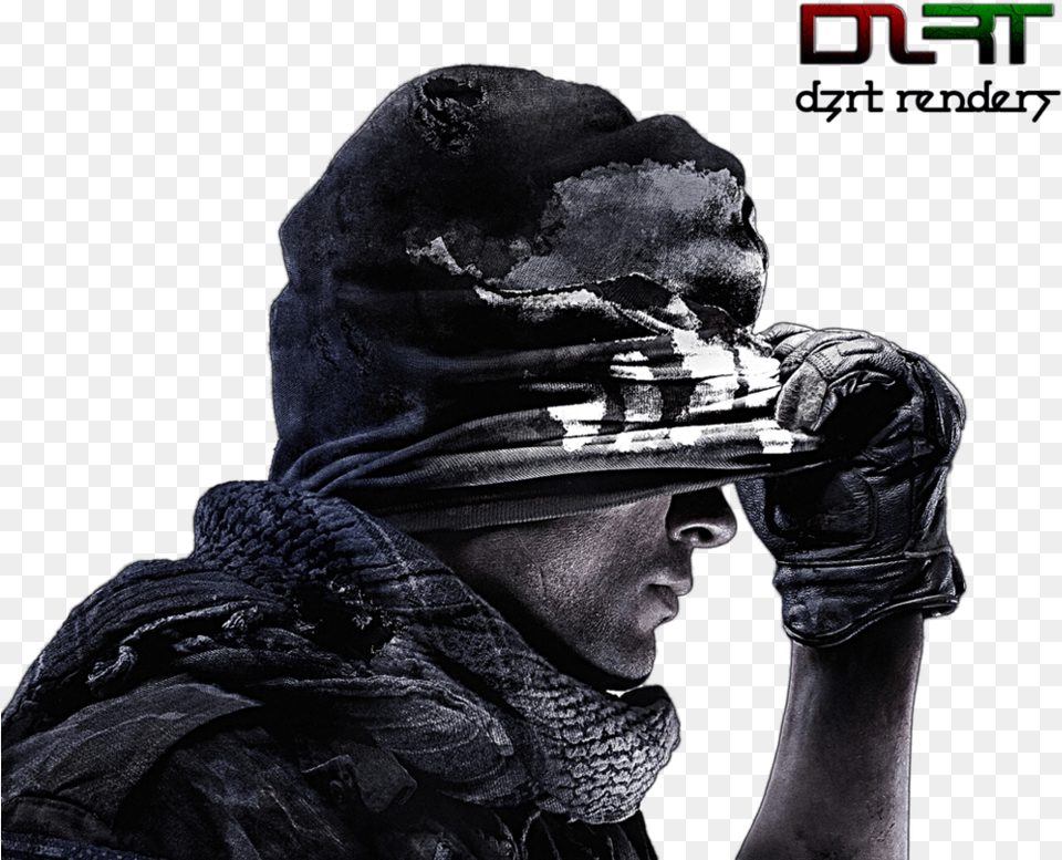 Call Of Duty Ghosts Logo Call Of Duty, Photography, Clothing, Glove, Adult Free Png Download