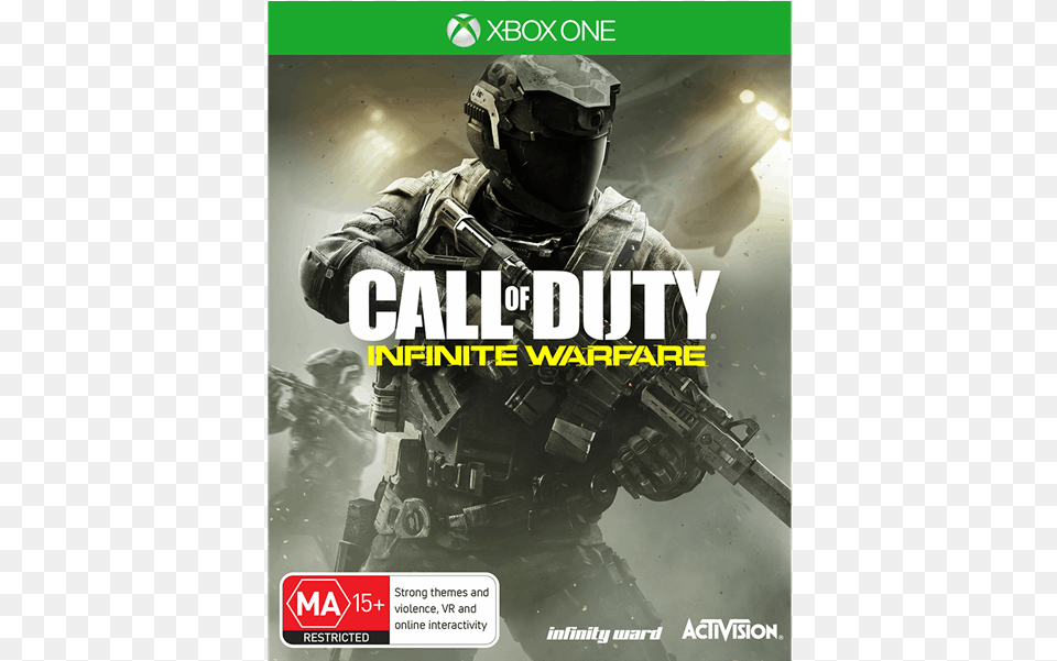 Call Of Duty Infinite Warfare Xbox One, Advertisement, Poster, Adult, Male Free Transparent Png