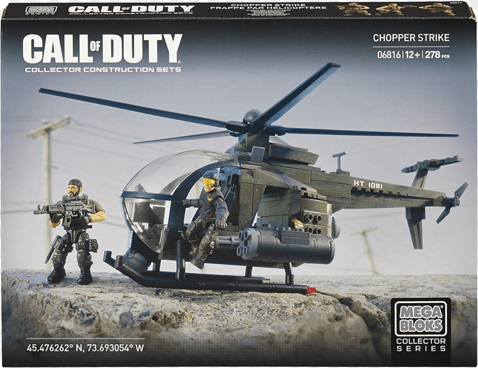 Call Of Duty Mega Bloks Chopper, Aircraft, Helicopter, Transportation, Vehicle Free Png