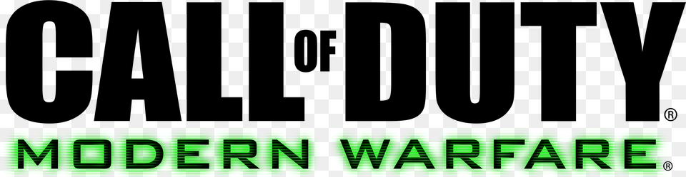 Call Of Duty Modern Warfare Logo Transparent, Green, Light, Text, Neon Free Png