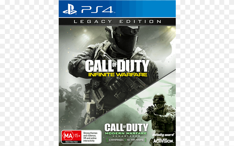 Call Of Duty Modern Warfare Remastered Legacy Edition, Advertisement, Poster, Adult, Male Free Png Download