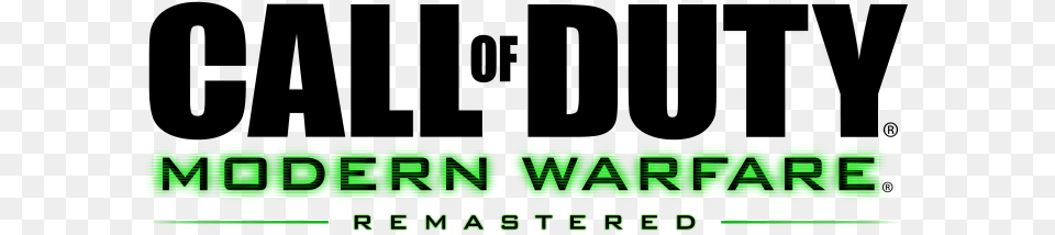 Call Of Duty Modern Warfare Remastered Logo, Green, Light, Scoreboard, Text Free Png