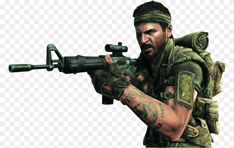 Call Of Duty Player, Firearm, Gun, Rifle, Weapon Free Png