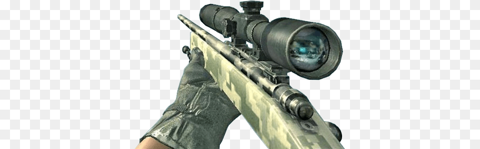 Call Of Duty Sniper Download Cod4 Sniper, Firearm, Gun, Person, Rifle Free Png