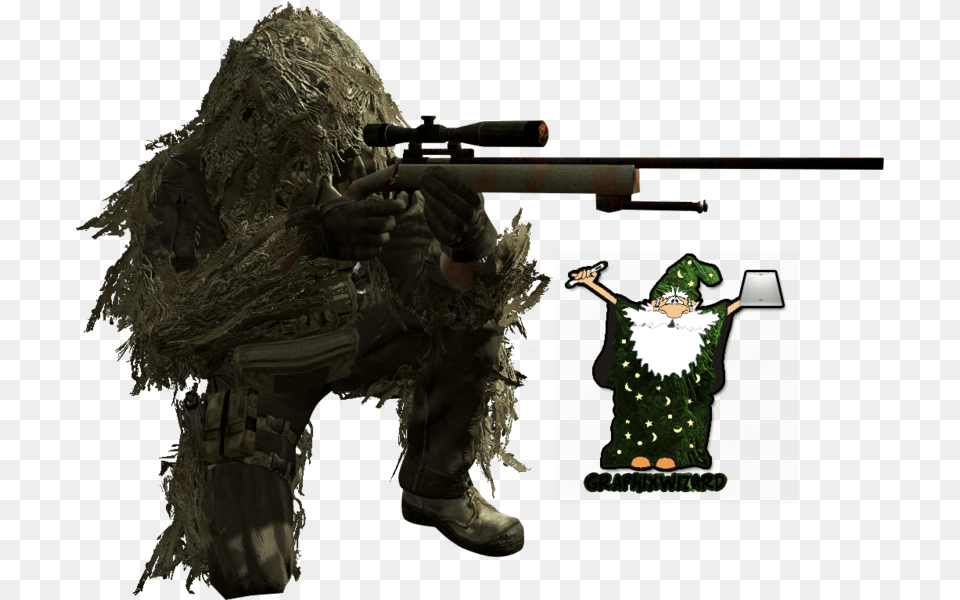 Call Of Duty Sniper Sniper Call Of Duty Modern Warfare, Person, Gun, Weapon, Baby Free Transparent Png