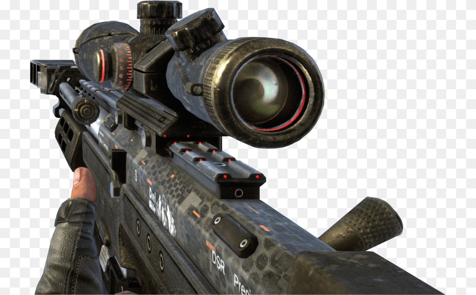 Call Of Duty Sniper Svg Royalty Stock Call Of Duty Black Ops 2 Dsr, Firearm, Gun, Person, Rifle Free Transparent Png