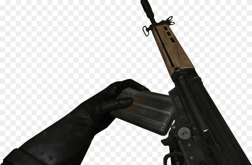 Call Of Duty Wiki Fn Fal Cod, Firearm, Weapon, Gun, Rifle Png Image
