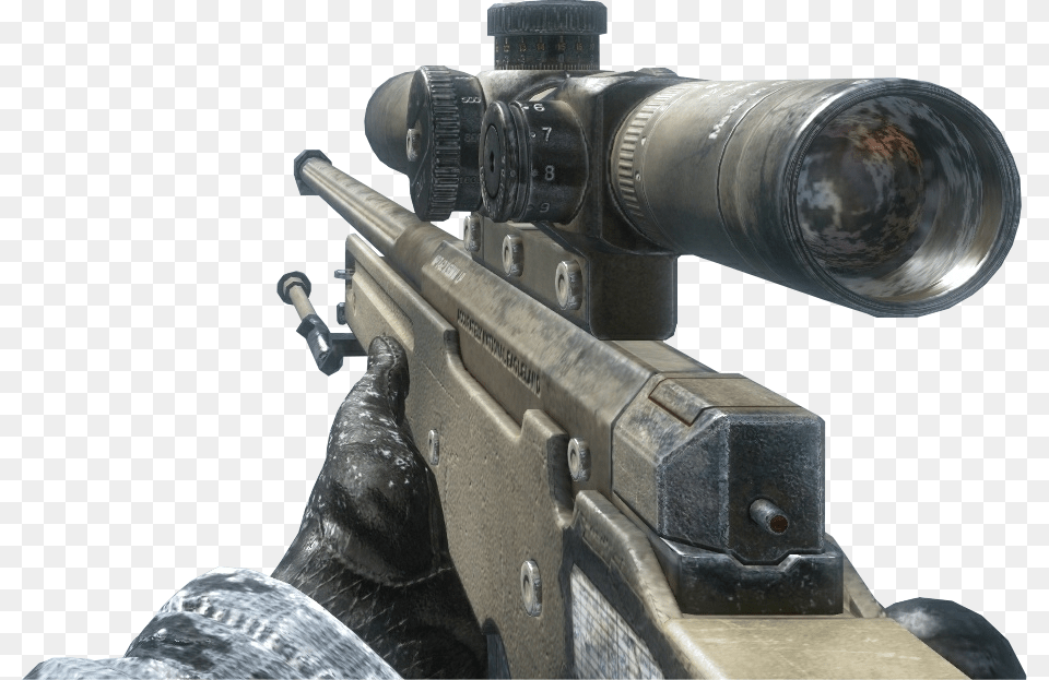 Call Of Duty Wiki L96a1, Firearm, Gun, Person, Rifle Free Png Download
