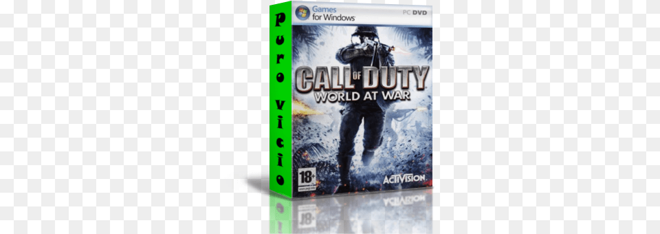 Call Of Duty World At War Call Of Duty World At War Xbox 360 Game, Adult, Male, Man, Person Free Png Download