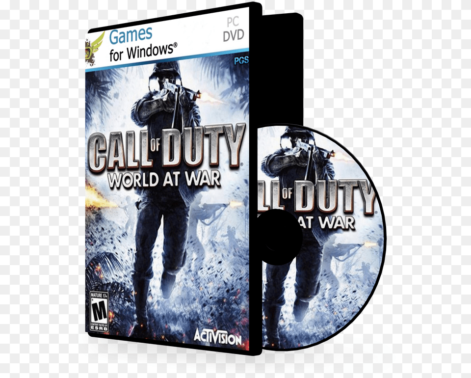 Call Of Duty World At War Pc, Adult, Male, Man, Person Free Transparent Png