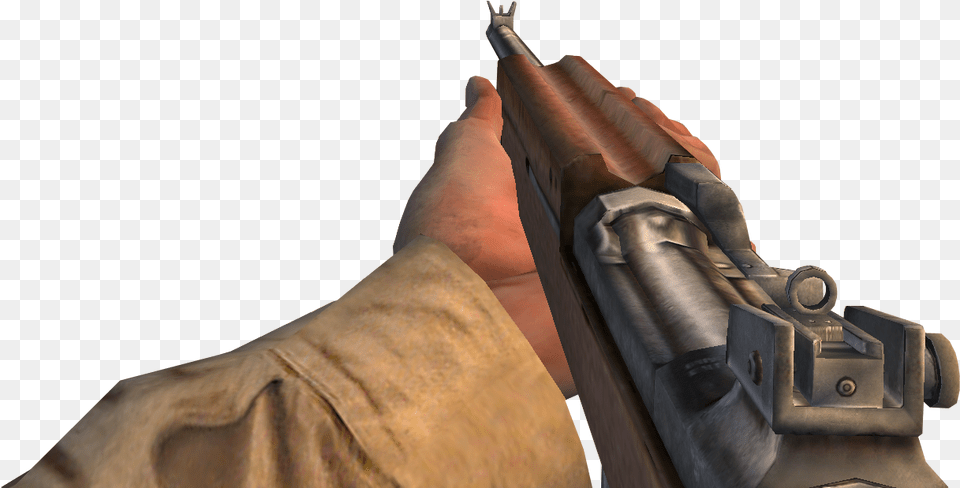 Call Of Duty World War 2 M1 Garand, Weapon, Firearm, Gun, Rifle Png