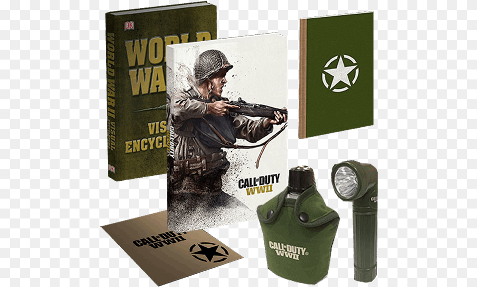 Call Of Duty Ww2 Strategy Guide Deployment Kit, Adult, Male, Man, Person Free Png Download