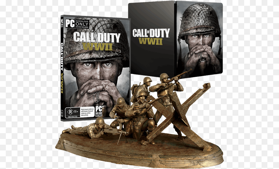 Call Of Duty Ww2 Valor Collection, Adult, Person, Man, Male Free Png
