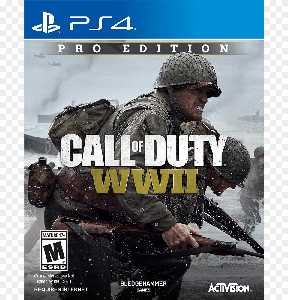 Call Of Duty Wwii Prix, Advertisement, Poster, Adult, Person Png Image