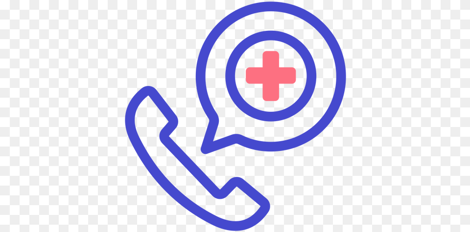 Call Stroke Icon Icon Emergency Phone, Logo, Symbol, First Aid, Red Cross Png Image