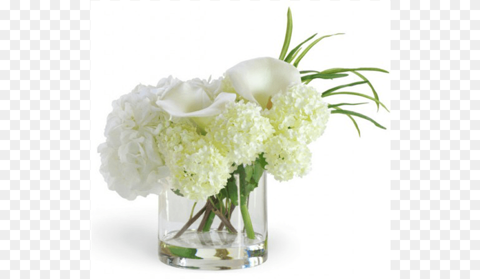 Calla Lily And Hydrangea Mix Hydrangea Calla Lily Arrangement, Art, Pattern, Graphics, Flower Bouquet Png