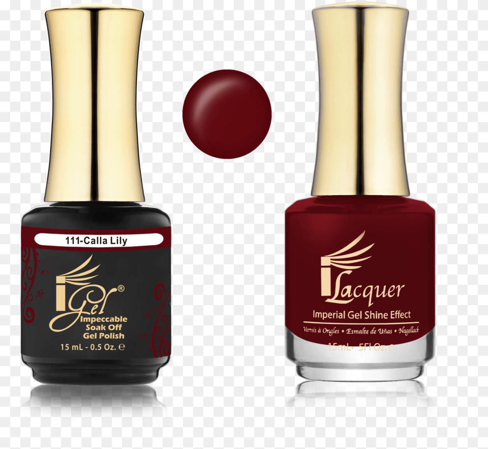 Calla Lily Igel Beauty Impeccable Soak Off Gel Polish Lacquer, Cosmetics, Lipstick, Bottle, Perfume Free Png