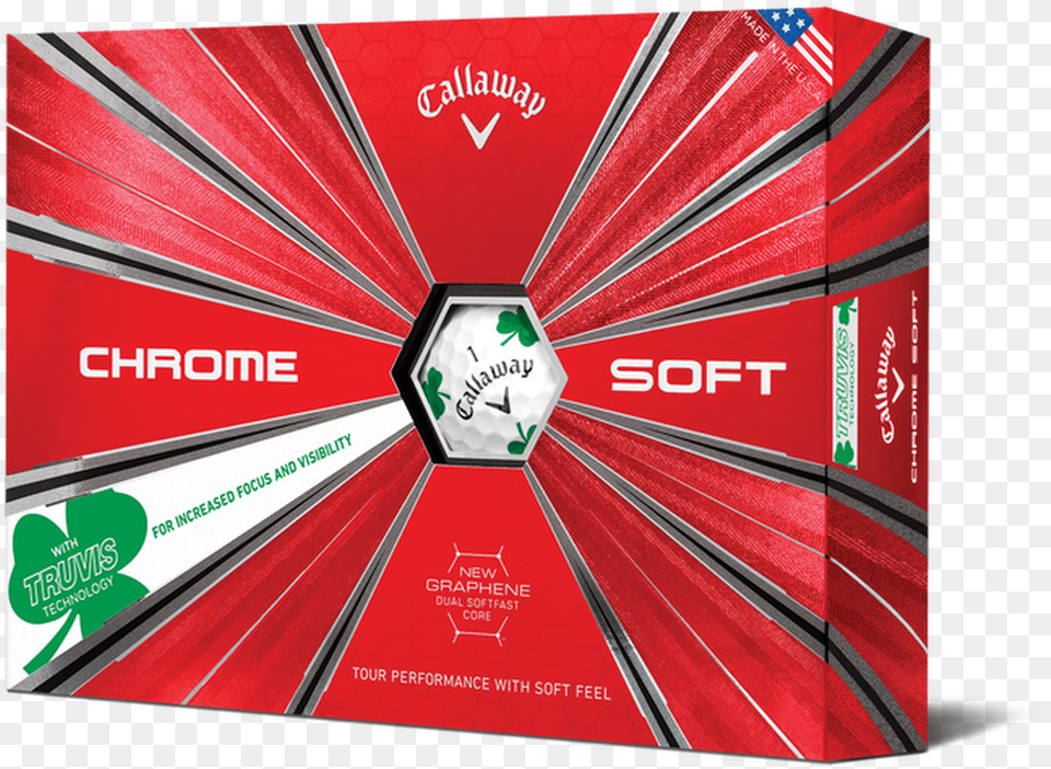 Callaway Chrome Soft Golf Balls Shamrock, Advertisement, Car, Transportation, Vehicle Png