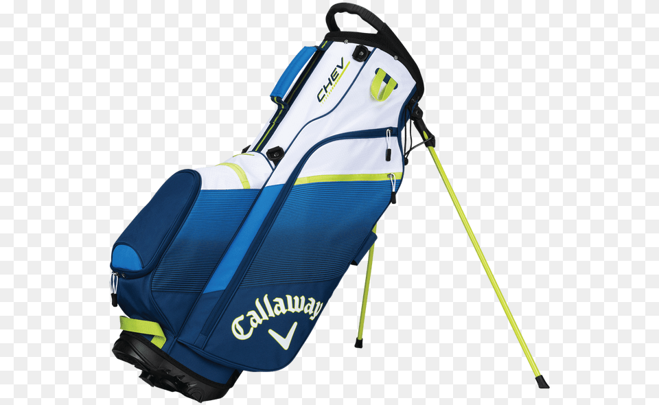 Callaway Golf Chev Stand Bag Black And White Callaway Golf Bags, Golf Club, Sport, Accessories, Handbag Png Image