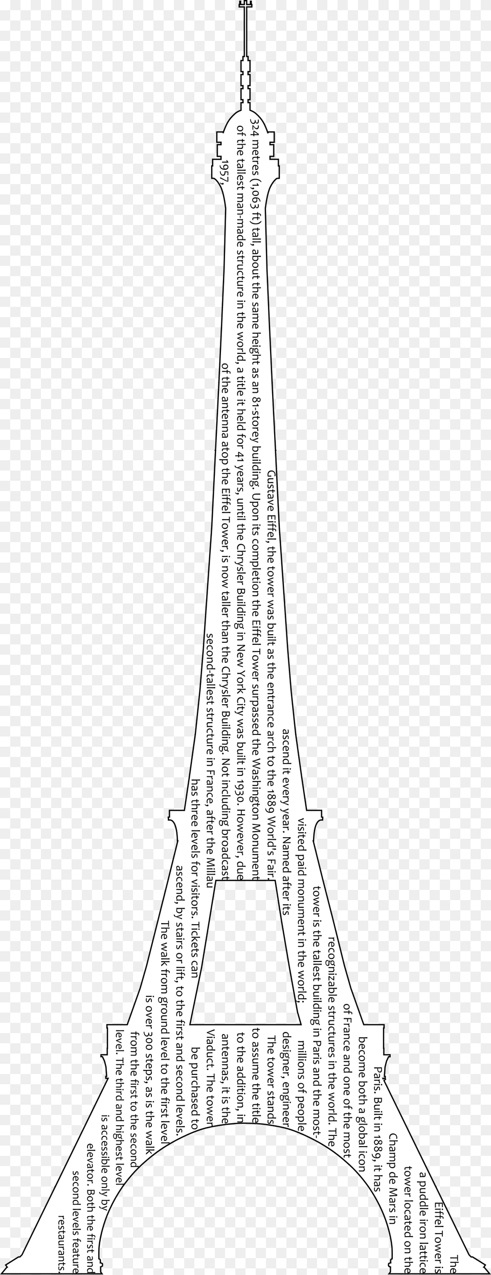 Calligram Of An Eiffel Tower, Chandelier, Lamp, Architecture, Building Free Transparent Png