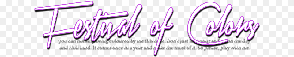 Calligraphy, Light, Purple, Neon, Text Png