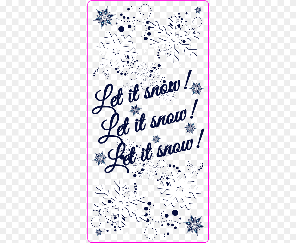 Calligraphy, Nature, Outdoors, Snow, Snowflake Png Image