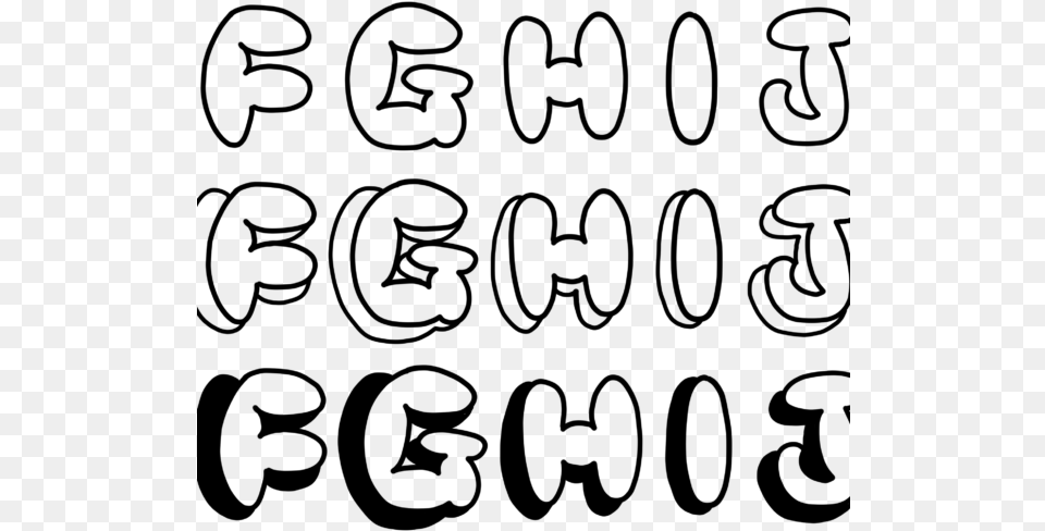 Calligraphy, Gray Png Image