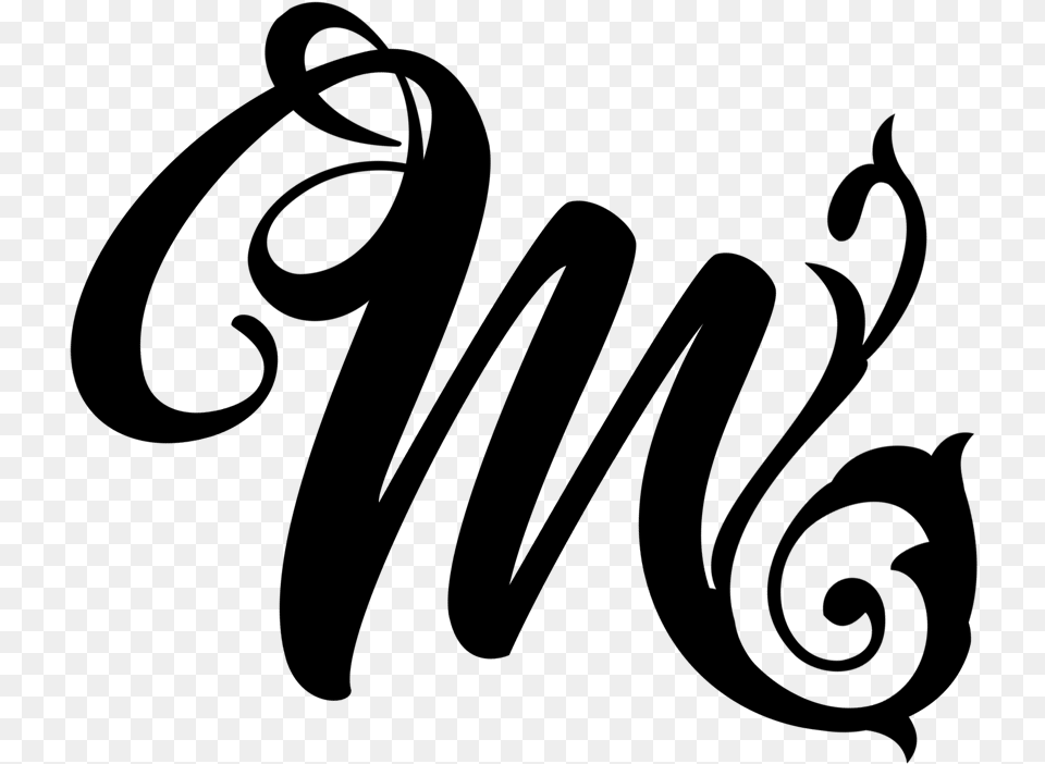 Calligraphy, Gray Free Transparent Png