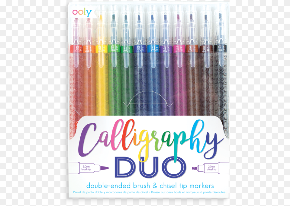 Calligraphy Duo Chisel And Brush Tip Markers Brush Tip Markers, Pen Png Image