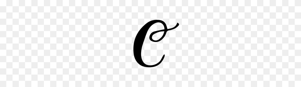 Calligraphy Letter C, Text, Handwriting Free Png
