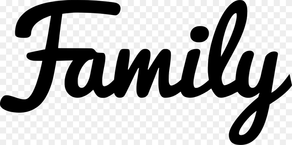 Calligraphytextbrand Family Text, Gray Free Png