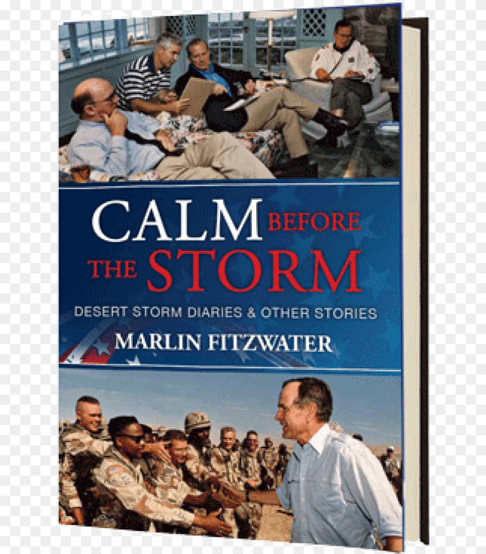 Calm Before The Storm Marlin Fitzwater, Publication, Book, Poster, Person Free Transparent Png