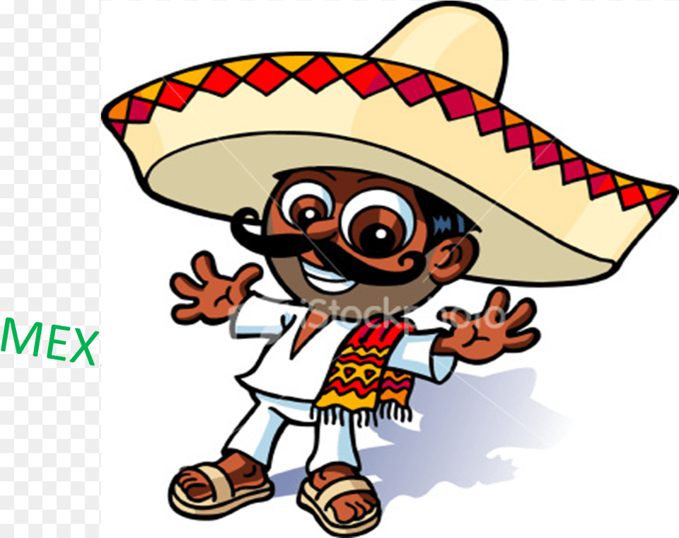 Calm Down Let S Solve This Problem As We Do In Mexico Mexican Food, Clothing, Hat, Sombrero, Baby Free Png Download