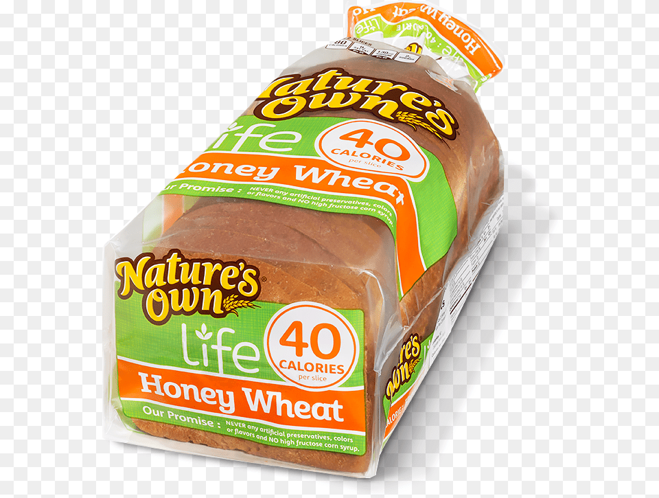 Calories Honey Wheat U2014 Natureu0027s Own Bread Slice, Food, Bread Loaf, Ketchup, Blade Png