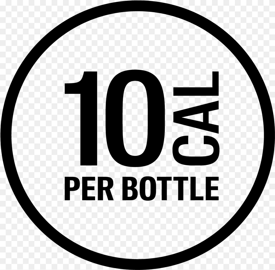 Calories Per Bottle Circle, Gray Free Transparent Png