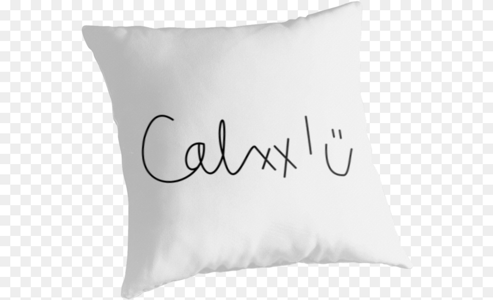 Calum Hood Signature Transparent Throw Pillow, Cushion, Home Decor, Adult, Wedding Free Png Download