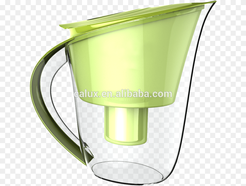 Calux Alkaline 10 Cup Everyday Water Filter Pitcher Cup, Jug, Water Jug Free Transparent Png