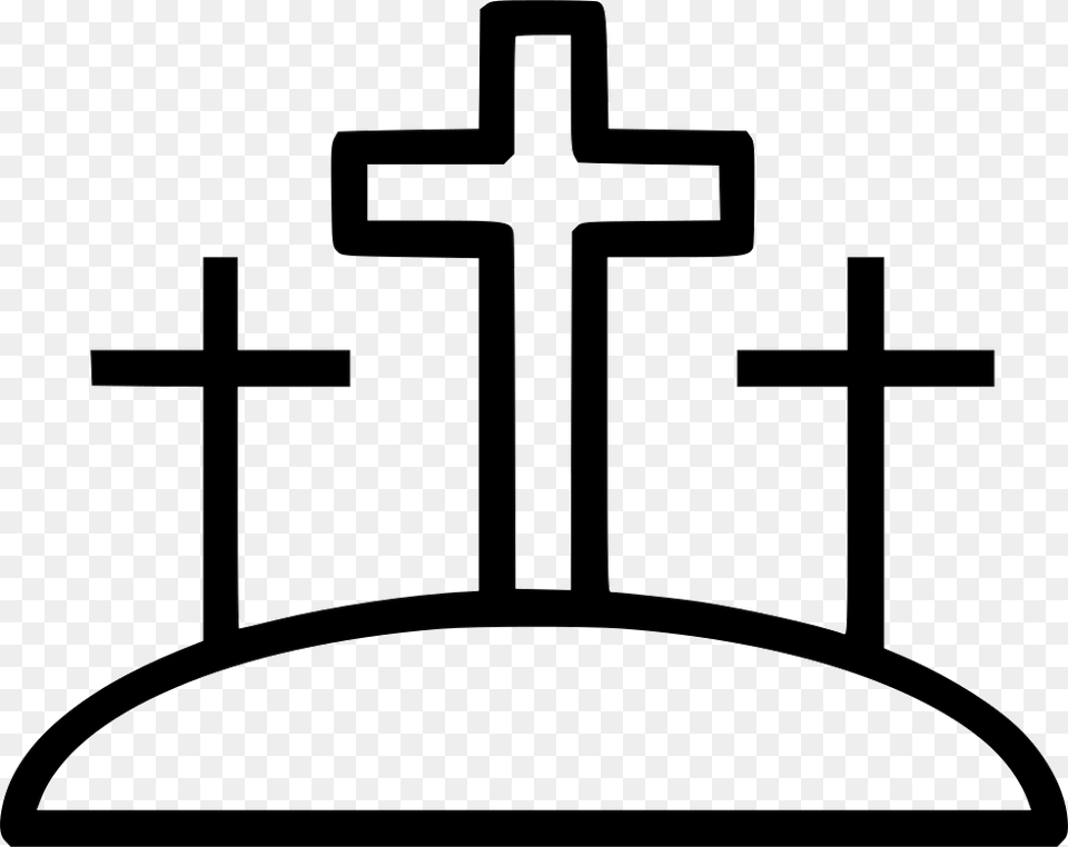 Calvary Cross Christian Jesus Icon, Altar, Architecture, Building, Church Png