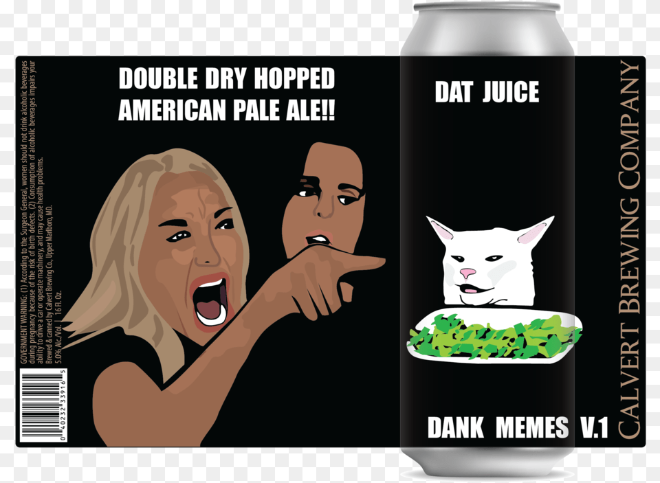 Calvert Brewing Company Dank Memes Graphic Design Beer Happy Thanksgiving Eve Meme, Adult, Person, Female, Woman Free Png Download