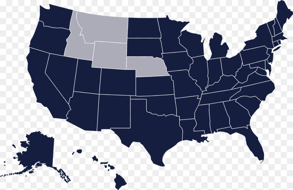 Calvert Map Black Map Of The Usa, Chart, Plot, Nature, Land Free Png Download