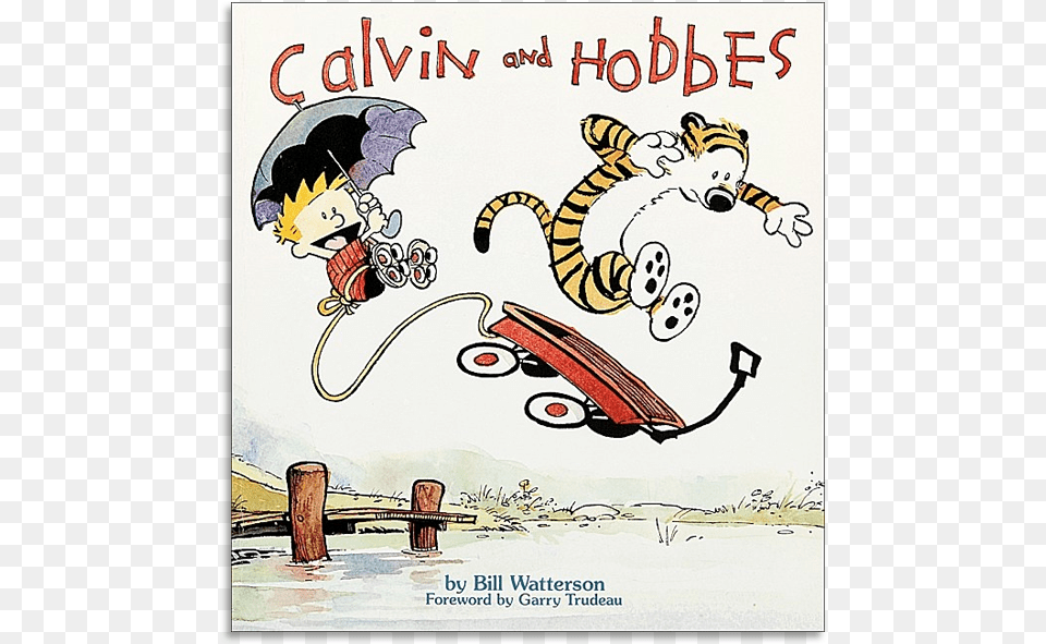 Calvin And Hobbes Book, Advertisement, Poster, Publication, Person Free Png Download