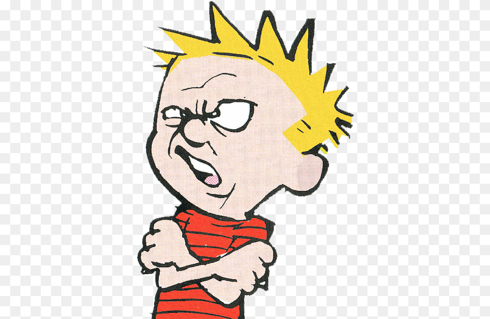 Calvin And Hobbes Reaction, Publication, Book, Comics, Person Free Transparent Png