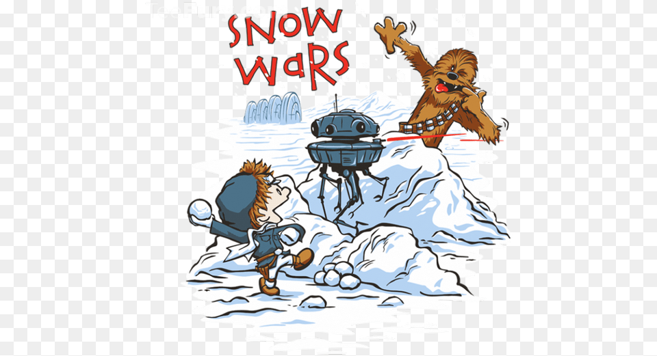 Calvin And Hobbes Star Wars Han Chewie Transparent, Book, Comics, Publication, Outdoors Free Png Download