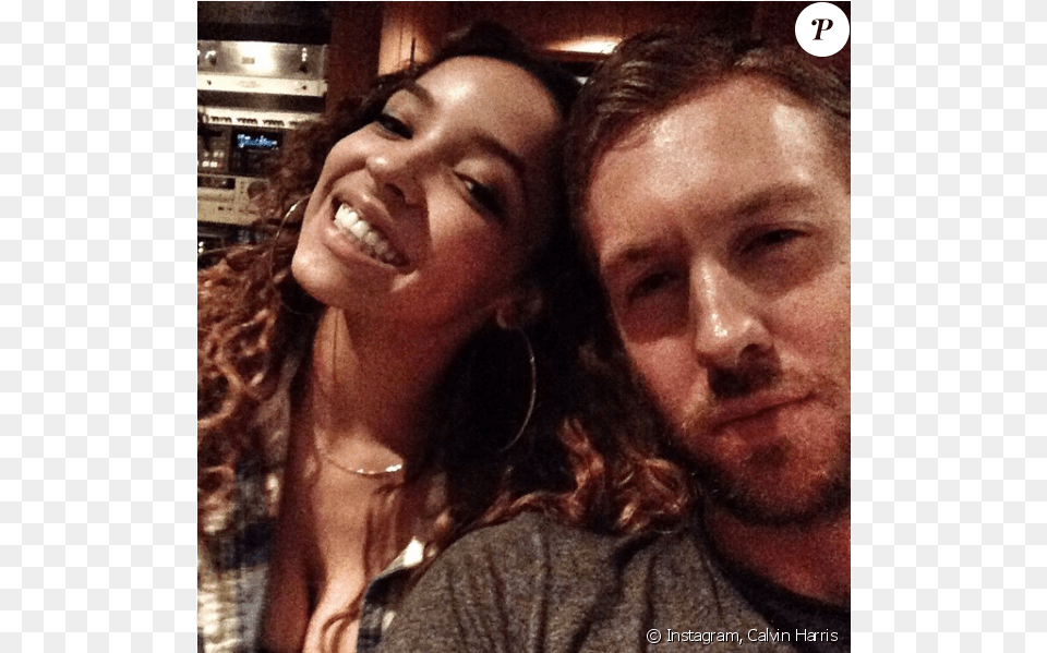 Calvin Harris Et Tinashe En Studio Calvin Harris Tinashe, Person, Photography, Portrait, Face Free Png