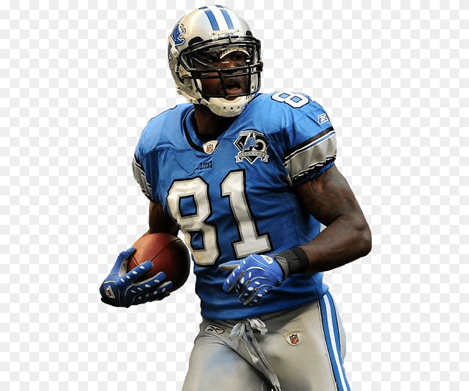 Calvin Johnson Detroit Lions Calvin Johnson, Sport, Person, Helmet, Playing American Football Png Image