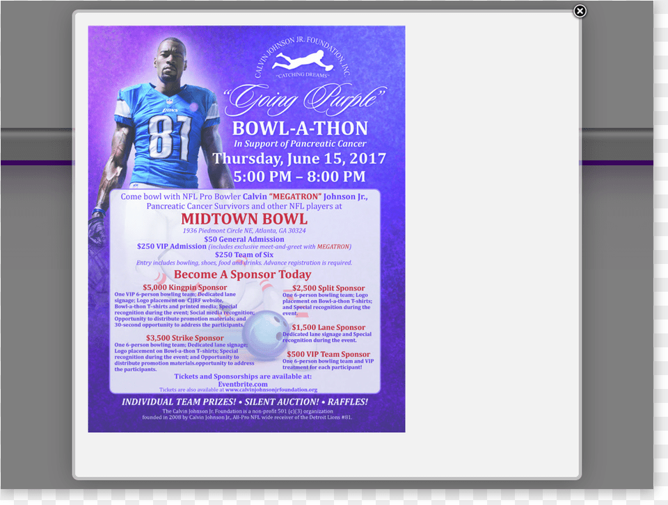 Calvin Johnson Jr Poster, Advertisement, Adult, Male, Man Free Png