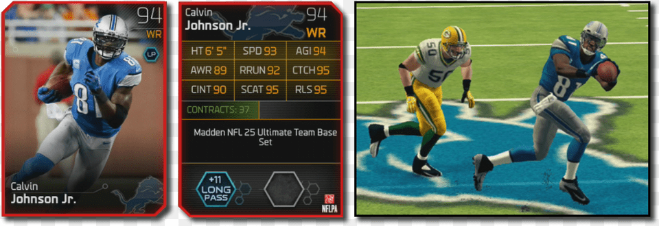 Calvin Johnson Madden Stats, Helmet, Playing American Football, Person, Male Png