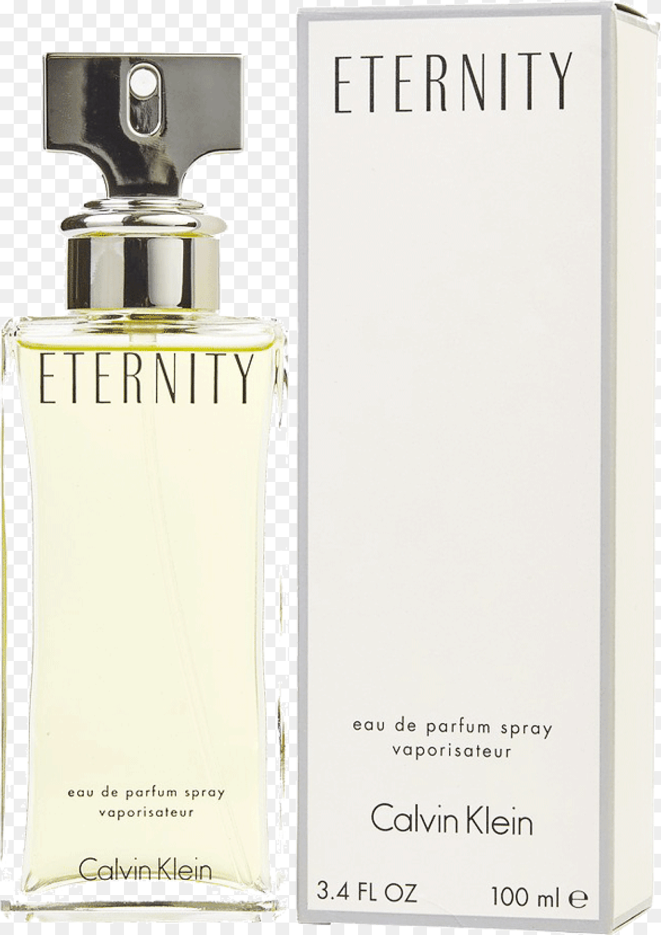 Calvin Klein Eternity Edp For Ladies 100 Ml Transparent Calvin Klein Perfume Logo, Bottle, Cosmetics Free Png